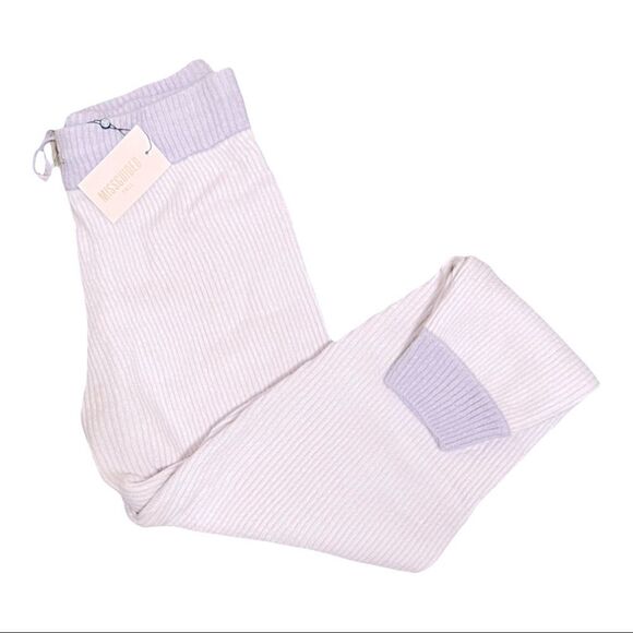 Missguided Tall Color Block Knitted Joggers in Lilac - Picture 4 of 8